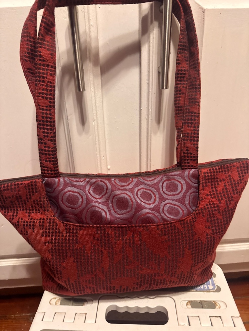 Maruca fabric hand bag handmade in boulder, CO - Picture 4 of 8